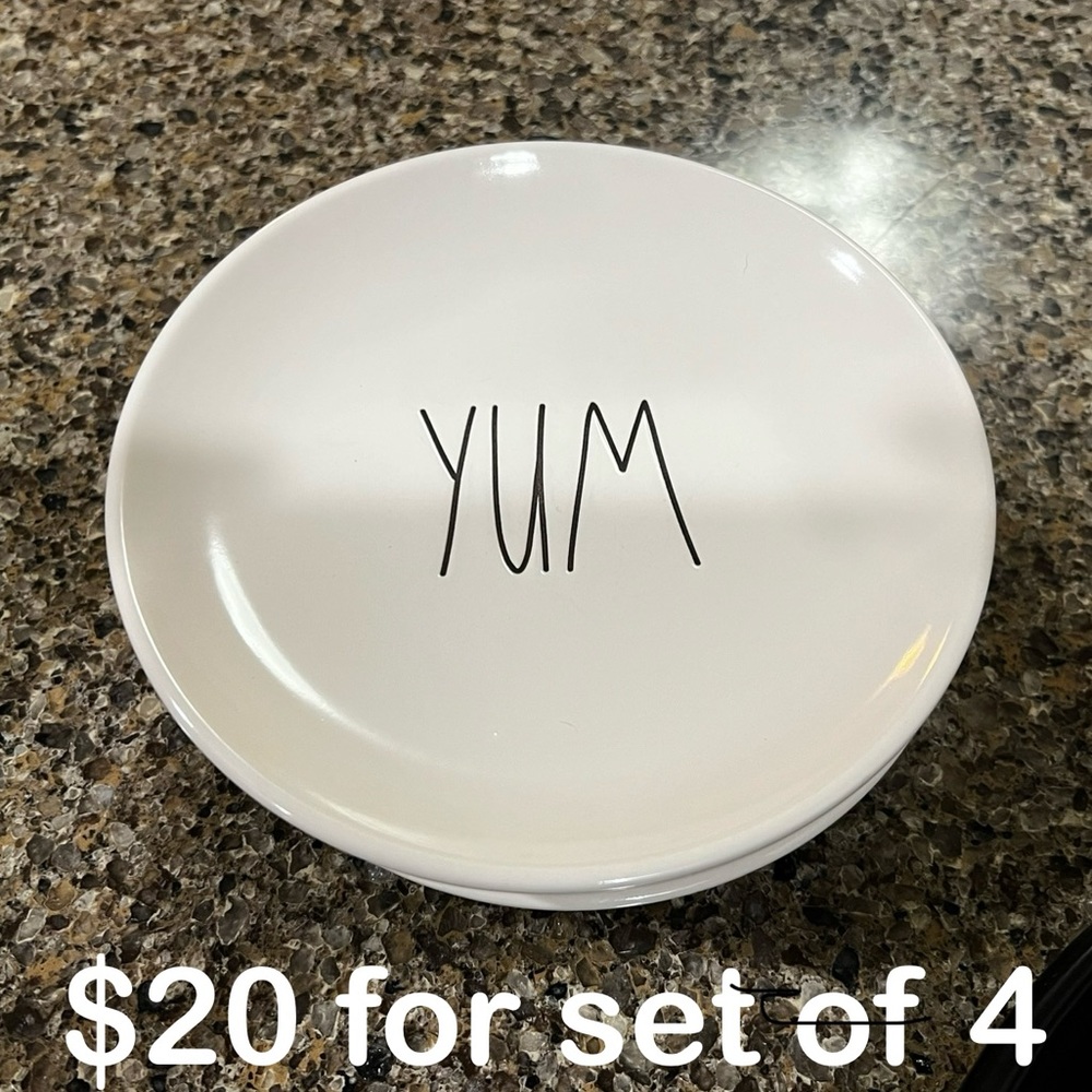 Rae Dunn Appetizer Plates